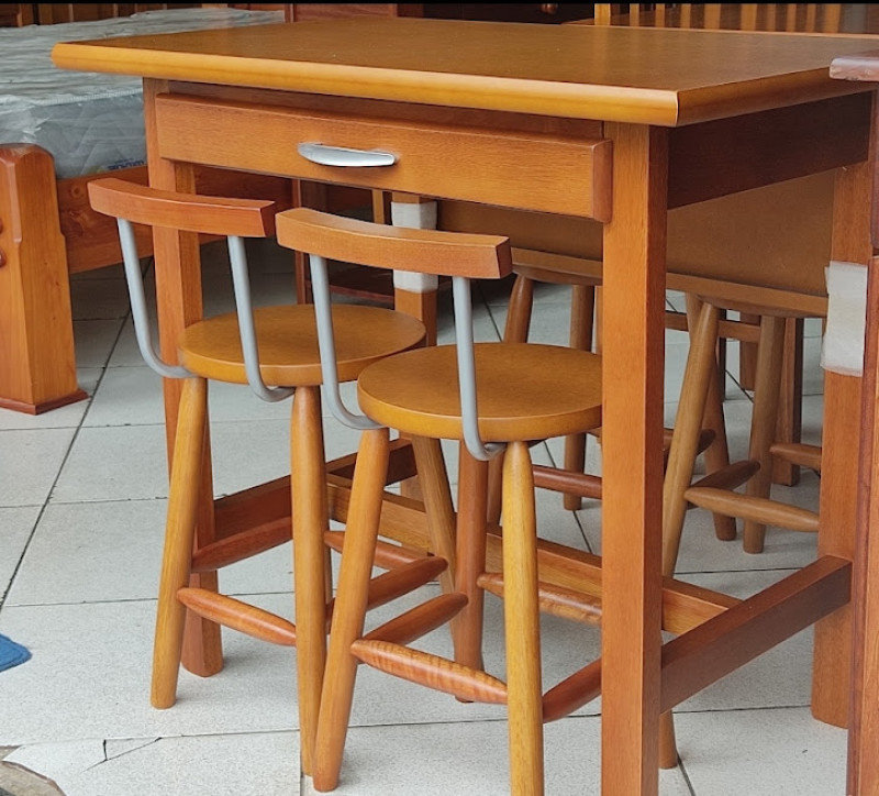 conjunto mesa dobravel kelly - Conjuntos - Mesas de Cozinhas